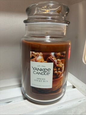 Yankee Candle Brown Spiced Sticky Bun Scented Jar